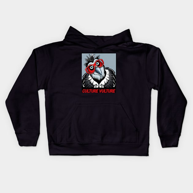 Culture Vulture Kids Hoodie by Kingrocker Clothing